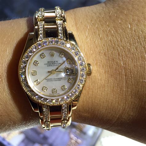 rolex watches for ladies with diamonds|vintage ladies diamond rolex watches.